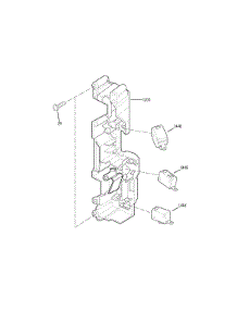 Latch Board Parts parts for Kenmore Microwave 363.63699301 (36363699301, 363 63699301) from AppliancePartsPros.com