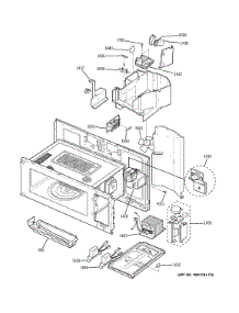 Interior Parts (1) parts for Kenmore Microwave 363.63703600 (36363703600, 363 63703600) from AppliancePartsPros.com