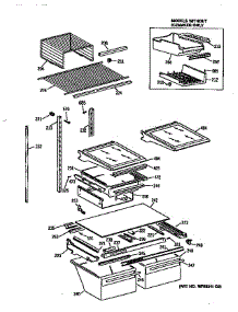 Shelf Parts parts for Kenmore Refrigerator 363.67572791 (36367572791, 363 67572791) from AppliancePartsPros.com