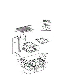Shelf Parts parts for Kenmore Refrigerator 363.67967790 (36367967790, 363 67967790) from AppliancePartsPros.com