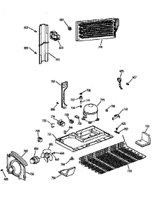 Unit Parts parts for Kenmore Refrigerator 363.68162891 (36368162891, 363 68162891) from AppliancePartsPros.com
