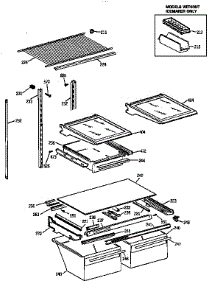 Shelf Parts parts for Kenmore Refrigerator 363.68162891 (36368162891, 363 68162891) from AppliancePartsPros.com