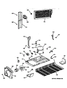 Unit Parts parts for Kenmore Refrigerator 363.68167890 (36368167890, 363 68167890) from AppliancePartsPros.com