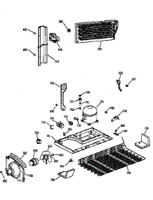 Unit Parts parts for Kenmore Refrigerator 363.68167891 (36368167891, 363 68167891) from AppliancePartsPros.com