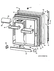 Fresh Food Door parts for Kenmore Refrigerator 363.68285891 (36368285891, 363 68285891) from AppliancePartsPros.com