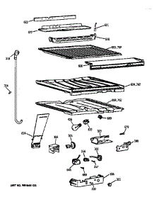 Compartment Separator Parts parts for Kenmore Refrigerator 363.68285891 (36368285891, 363 68285891) from AppliancePartsPros.com