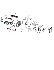Icemaker Wr30x0327 parts for Kenmore Refrigerator 363.68292890 (36368292890, 363 68292890) from AppliancePartsPros.com