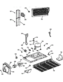 Unit Parts parts for Kenmore Refrigerator 363.68292890 (36368292890, 363 68292890) from AppliancePartsPros.com