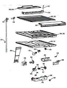 Compartment Separator Parts parts for Kenmore Refrigerator 363.68295890 (36368295890, 363 68295890) from AppliancePartsPros.com
