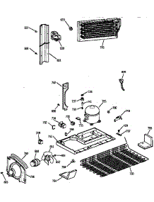 Unit Parts parts for Kenmore Refrigerator 363.68297890 (36368297890, 363 68297890) from AppliancePartsPros.com