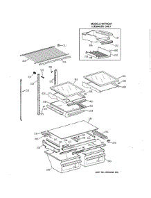 Shelf Parts parts for Kenmore Refrigerator 363.68595894 (36368595894, 363 68595894) from AppliancePartsPros.com
