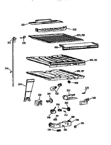 Compartment Separator parts for Kenmore Refrigerator 363.9658514 (3639658514, 363 9658514) from AppliancePartsPros.com