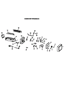 Icemaker parts for Kenmore Refrigerator 363.9661514 (3639661514, 363 9661514) from AppliancePartsPros.com