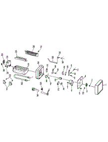 Icemaker parts for Kenmore Refrigerator 363.9661819 (3639661819, 363 9661819) from AppliancePartsPros.com