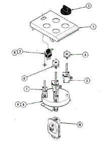 Control Escutcheon parts for Kenmore Cooktop 629.12104 (62912104, 629 12104) from AppliancePartsPros.com