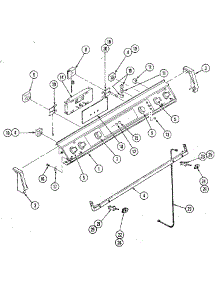 Control Panel parts for Kenmore Range 629.20245 (62920245, 629 20245) from AppliancePartsPros.com