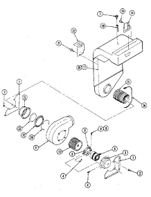 Blower Motors / Blower / Plenum parts for Kenmore Range 629.20245 (62920245, 629 20245) from AppliancePartsPros.com