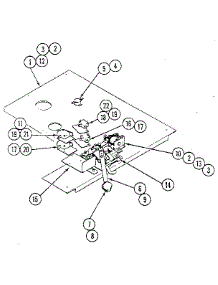 Internal Controls parts for Kenmore Range 629.20245 (62920245, 629 20245) from AppliancePartsPros.com