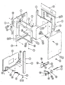 Basic Body parts for Kenmore Range 629.20245 (62920245, 629 20245) from AppliancePartsPros.com