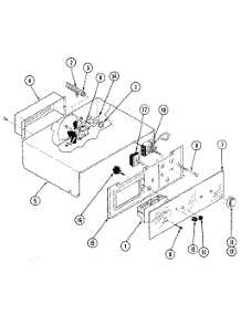 Control Panel parts for Kenmore Wall Oven 629.21136 (62921136, 629 21136) from AppliancePartsPros.com