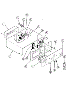 Control Panel parts for Kenmore Wall Oven 629.21137 (62921137, 629 21137) from AppliancePartsPros.com