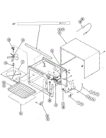 Body / Liner / Trim Upper Oven parts for Kenmore Wall Oven 629.21336 (62921336, 629 21336) from AppliancePartsPros.com