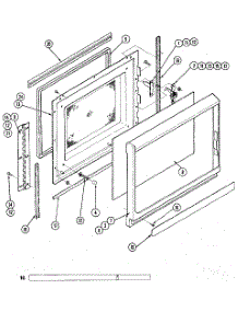 Door Upper Oven parts for Kenmore Wall Oven 629.21336 (62921336, 629 21336) from AppliancePartsPros.com