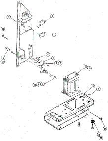 Internal Controls Upper Oven parts for Kenmore Wall Oven 629.21336 (62921336, 629 21336) from AppliancePartsPros.com