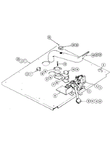 Internal Controls Lower Oven parts for Kenmore Wall Oven 629.21336 (62921336, 629 21336) from AppliancePartsPros.com