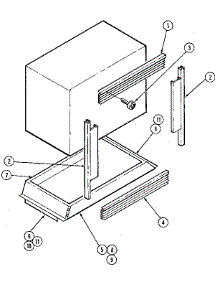 Body / Liner / Trim Upper & Lower Oven parts for Kenmore Wall Oven 629.21336 (62921336, 629 21336) from AppliancePartsPros.com