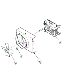 Cooling Fan parts for Kenmore Cooktop 629.22115 (62922115, 629 22115) from AppliancePartsPros.com