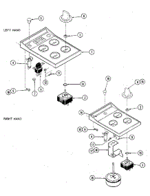 Escutcheon Assembly parts for Kenmore Cooktop 629.22401 (62922401, 629 22401) from AppliancePartsPros.com