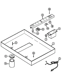 Burner Box Assembly parts for Kenmore Cooktop 629.42769 (62942769, 629 42769) from AppliancePartsPros.com