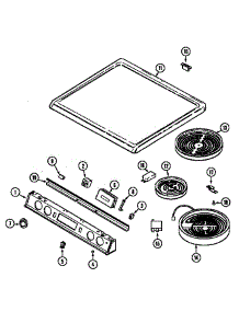 Top Assembly parts for Kenmore Range 629.45765 (62945765, 629 45765) from AppliancePartsPros.com