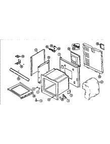 Body (Serial Prefix Up To 11) parts for Kenmore Range 629.45765690 (62945765690, 629 45765690) from AppliancePartsPros.com