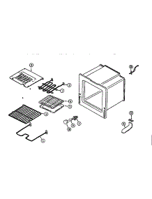 Oven parts for Kenmore Range 629.45765690 (62945765690, 629 45765690) from AppliancePartsPros.com