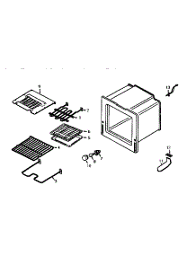 Oven parts for Kenmore Range 629.45769790 (62945769790, 629 45769790) from AppliancePartsPros.com