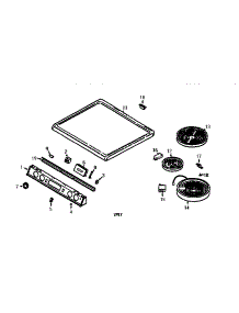 Top Assembly parts for Kenmore Range 629.45769790 (62945769790, 629 45769790) from AppliancePartsPros.com