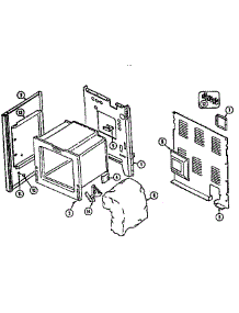 Body (Serial Prefix 11) parts for Kenmore Range 629.46775690 (62946775690, 629 46775690) from AppliancePartsPros.com