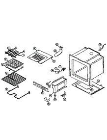 Oven / Base (Serial Prefix 12) parts for Kenmore Range 629.46775690 (62946775690, 629 46775690) from AppliancePartsPros.com
