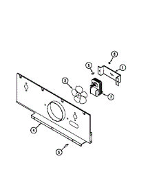 Blower Motor-Cooling parts for Kenmore Range 629.46969 (62946969, 629 46969) from AppliancePartsPros.com