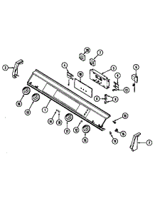 Control Panel parts for Kenmore Range 629.46969 (62946969, 629 46969) from AppliancePartsPros.com