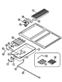 Top Assembly parts for Kenmore Range 629.46969 (62946969, 629 46969) from AppliancePartsPros.com