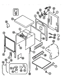 Body (Series 12) parts for Kenmore Range 6294697 from AppliancePartsPros.com