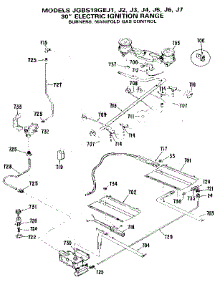 Burners, Manifold Gas Control parts for Kenmore Range 661.28 (1988) (66128 (1988), 661 28 (1988)) from AppliancePartsPros.com