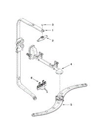 Upper Wash And Rinse Parts parts for Kenmore Dishwasher 662.13282K112 (66213282K112, 662 13282K112) from AppliancePartsPros.com
