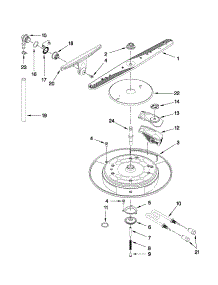 Wash System Parts parts for Kenmore Dishwasher 665.13349K606 (66513349K606, 665 13349K606) from AppliancePartsPros.com