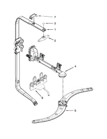 Upper Wash And Rinse Parts parts for Kenmore Dishwasher 665.13402N411 (66513402N411, 665 13402N411) from AppliancePartsPros.com