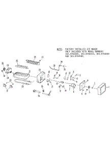 Icemaker parts for Kenmore Refrigerator 363.9604560 (3639604560, 363 9604560) from AppliancePartsPros.com