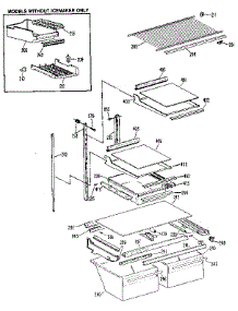 Shelf parts for Kenmore Refrigerator 363.9611330 (3639611330, 363 9611330) from AppliancePartsPros.com